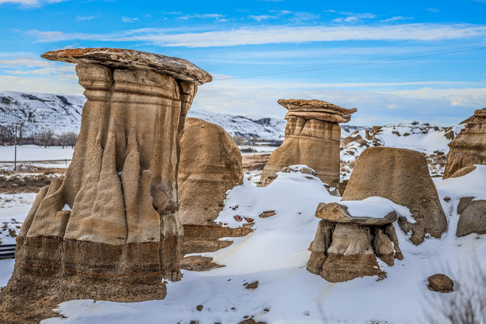 Interpretive trail along the Willow Creek Hoodoos