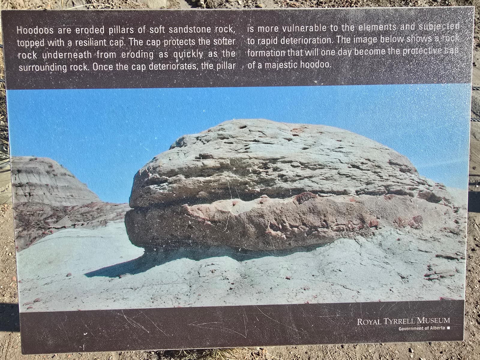 Eroded hoodoo spire at Willow Creek Hoodoos